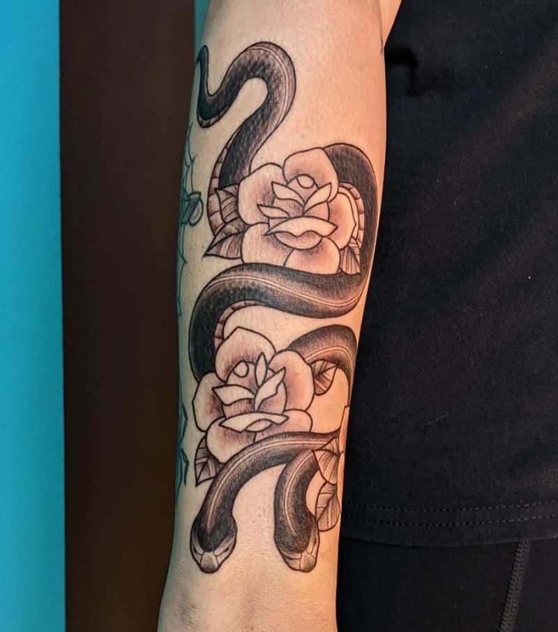 30 Two Headed Snake Tattoos for Your Inspiration