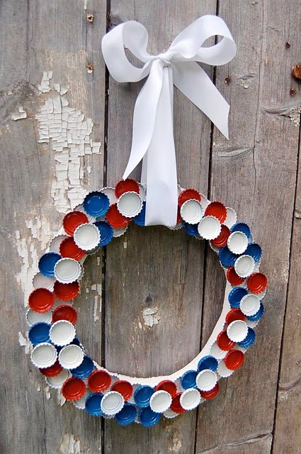 43 Cool DIY Patriotic Wreaths for 4th of July