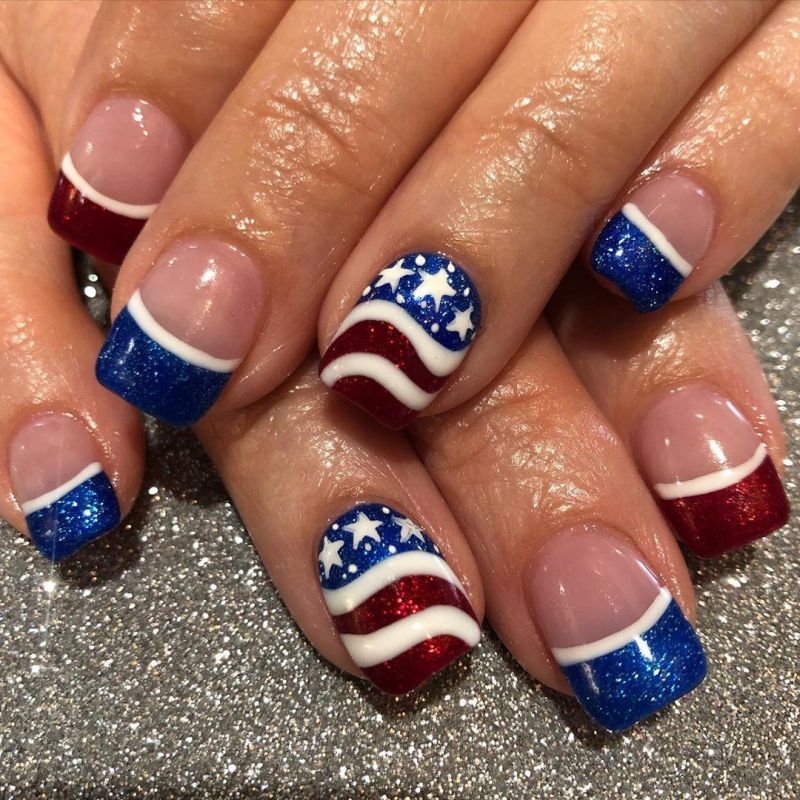 30 Pretty 4th of July Nail Art Designs You Must Love