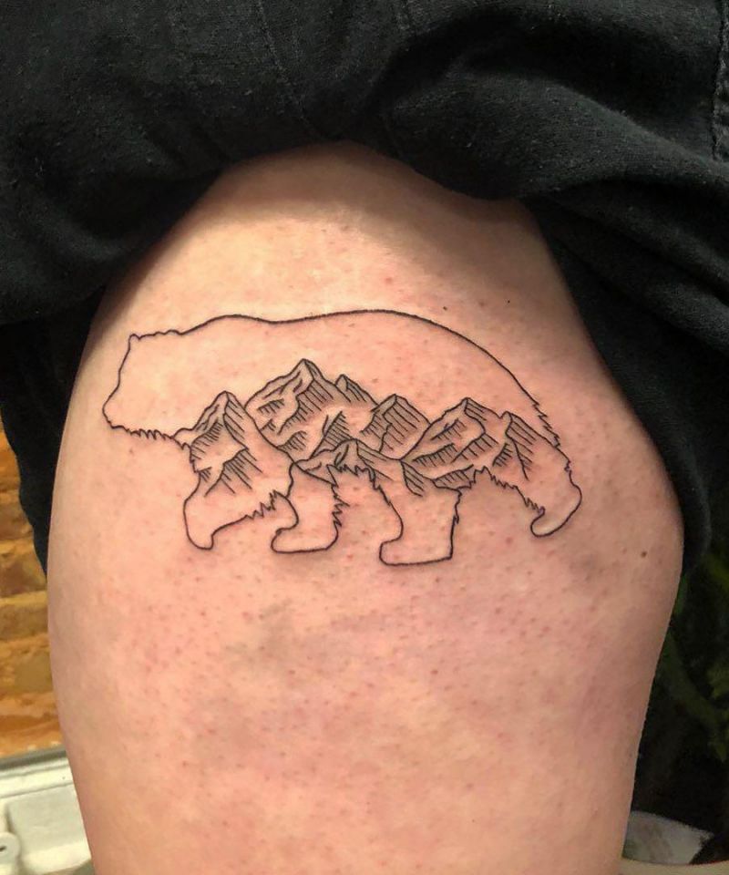 30 Unique Bear Mountain Tattoos You Have To Try