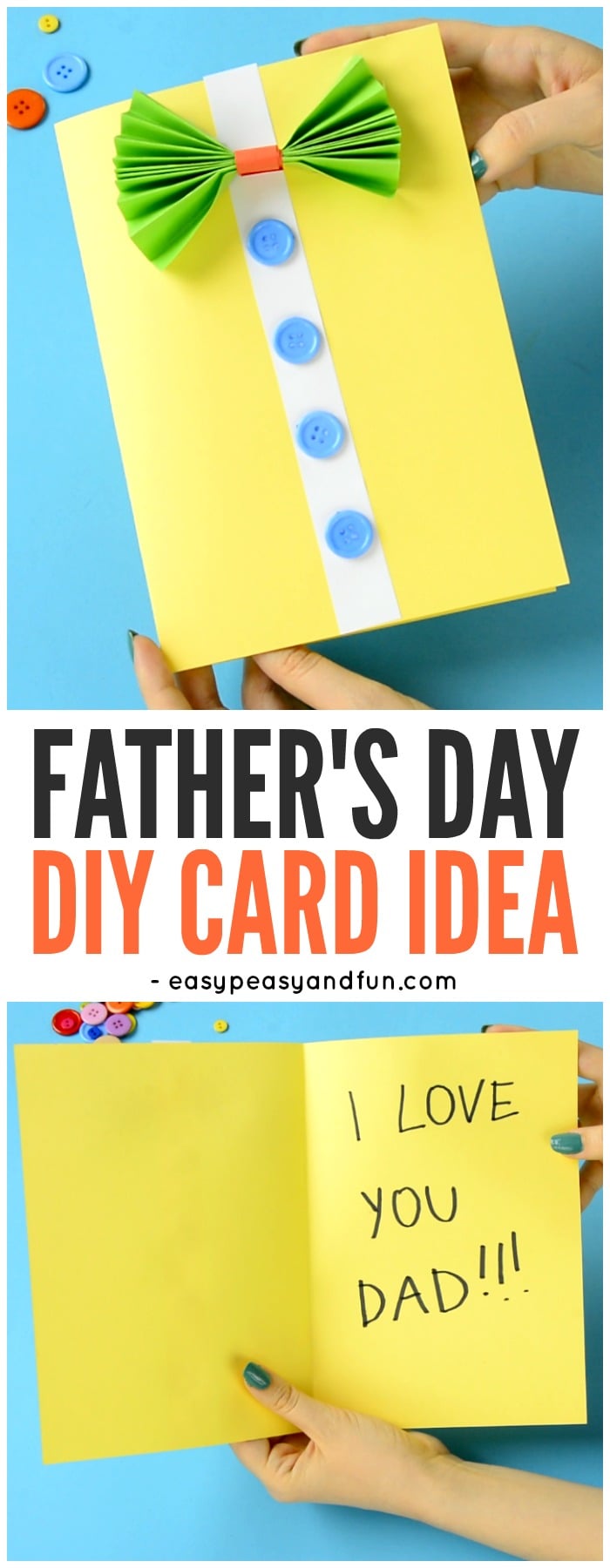 40 Creative and Easy DIY Father’s Day Card Ideas for Kids to Make