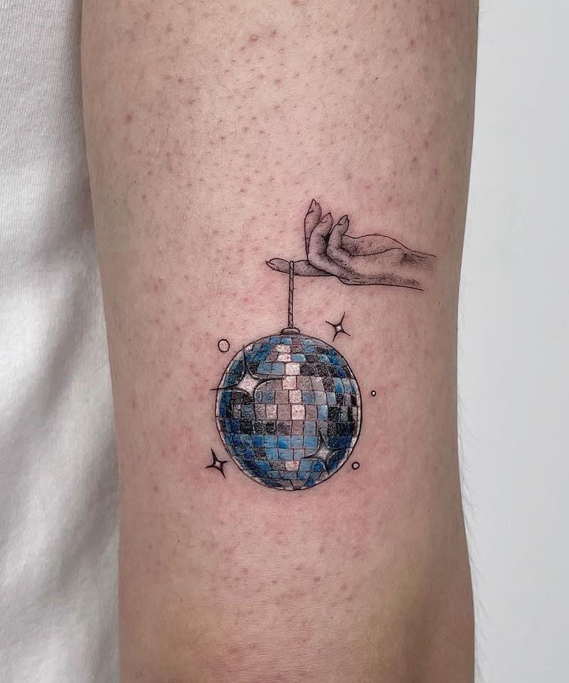 30 Pretty Disco Ball Tattoos Make You Attractive