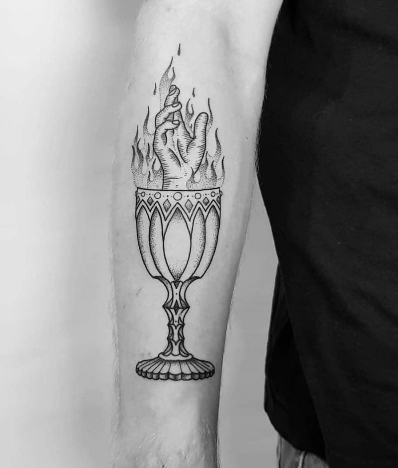 30 Unique Holy Grail Tattoos for Your Next Ink