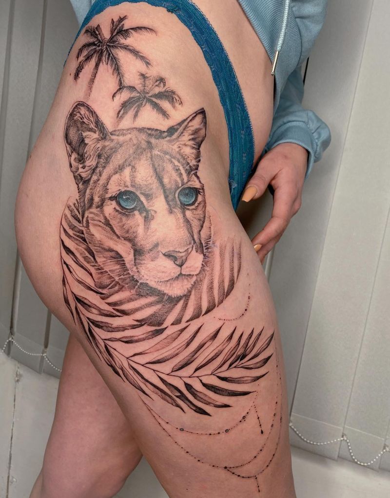 30 Cool Puma Tattoos You Must Love