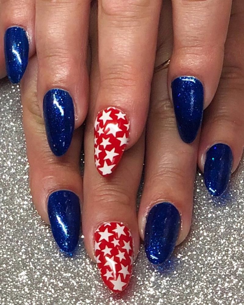 30 Pretty 4th of July Nail Art Designs You Must Love