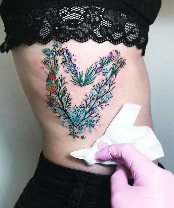 30 Pretty Four Seasons Tattoos You Must Love