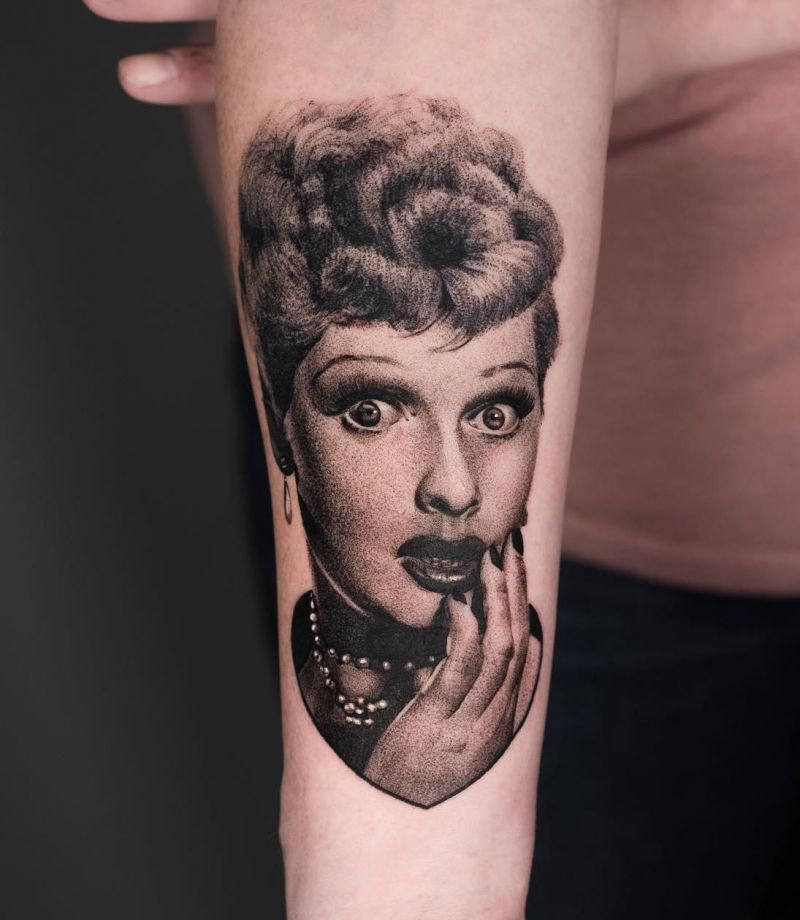 30 Elegant Lucille Ball Tattoos You Must Love