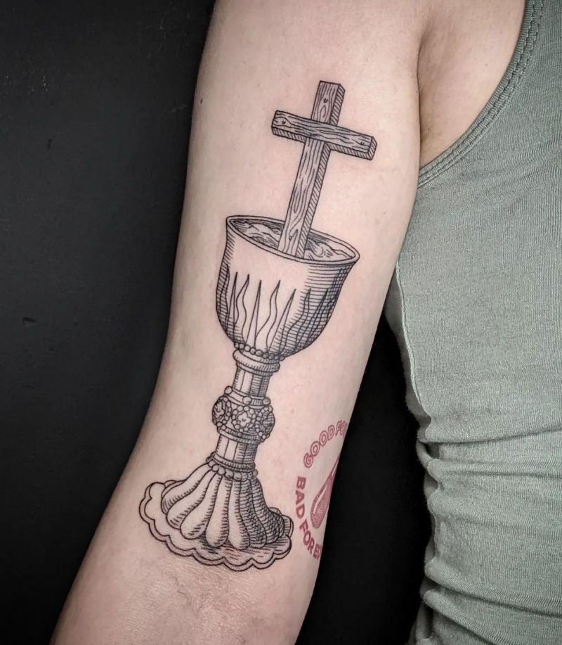 30 Unique Holy Grail Tattoos for Your Next Ink