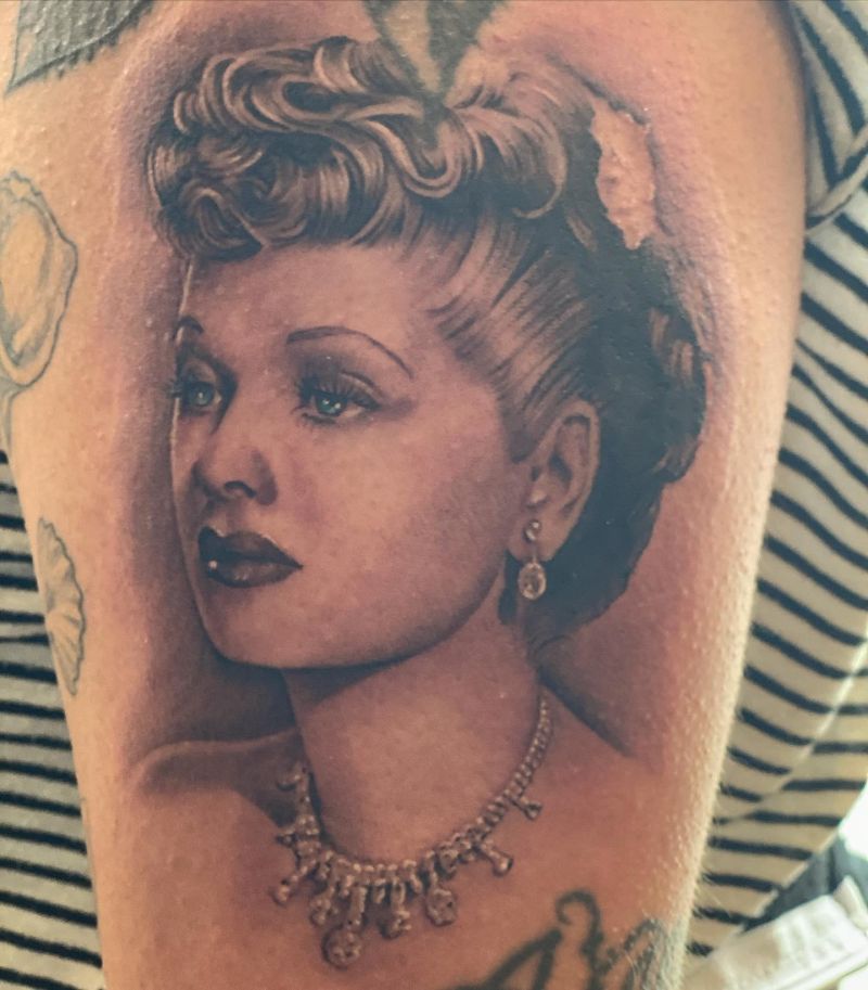 30 Elegant Lucille Ball Tattoos You Must Love