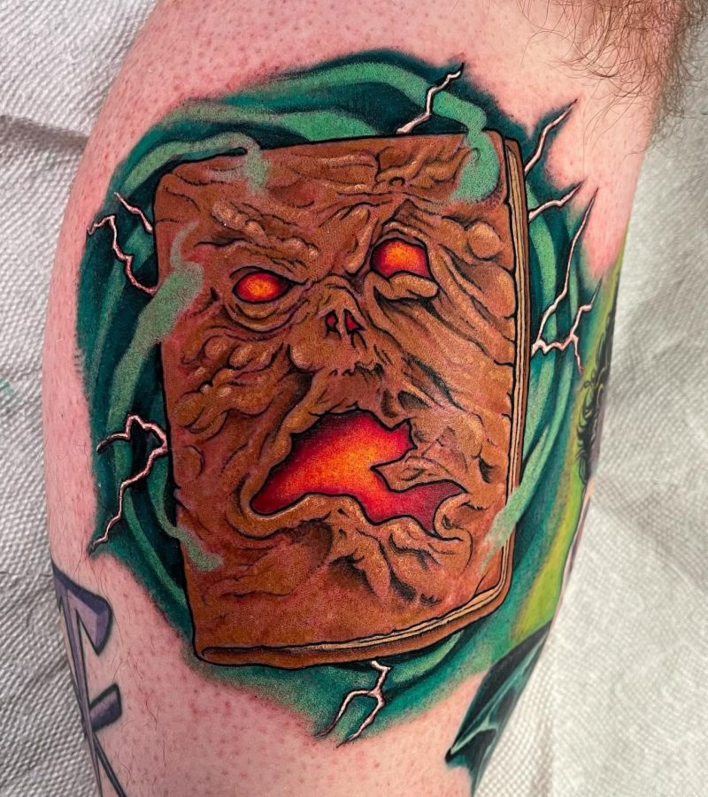 30 Unique Necronomicon Tattoos You Must Love