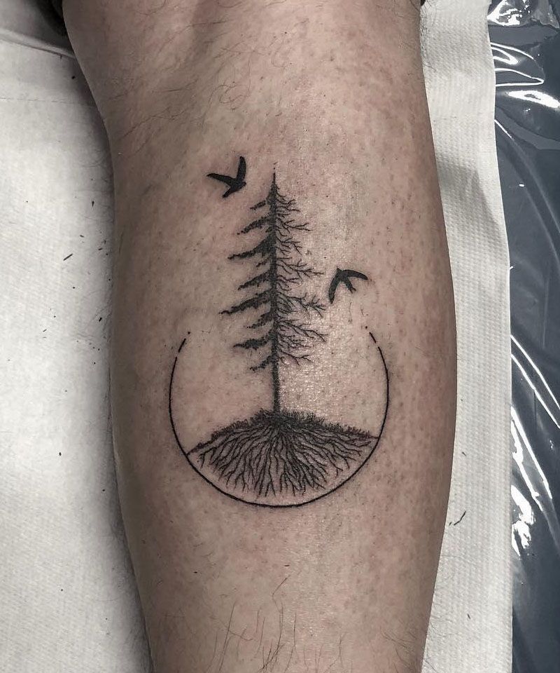 30 Great Sequoia Tree Tattoos to Inspire You