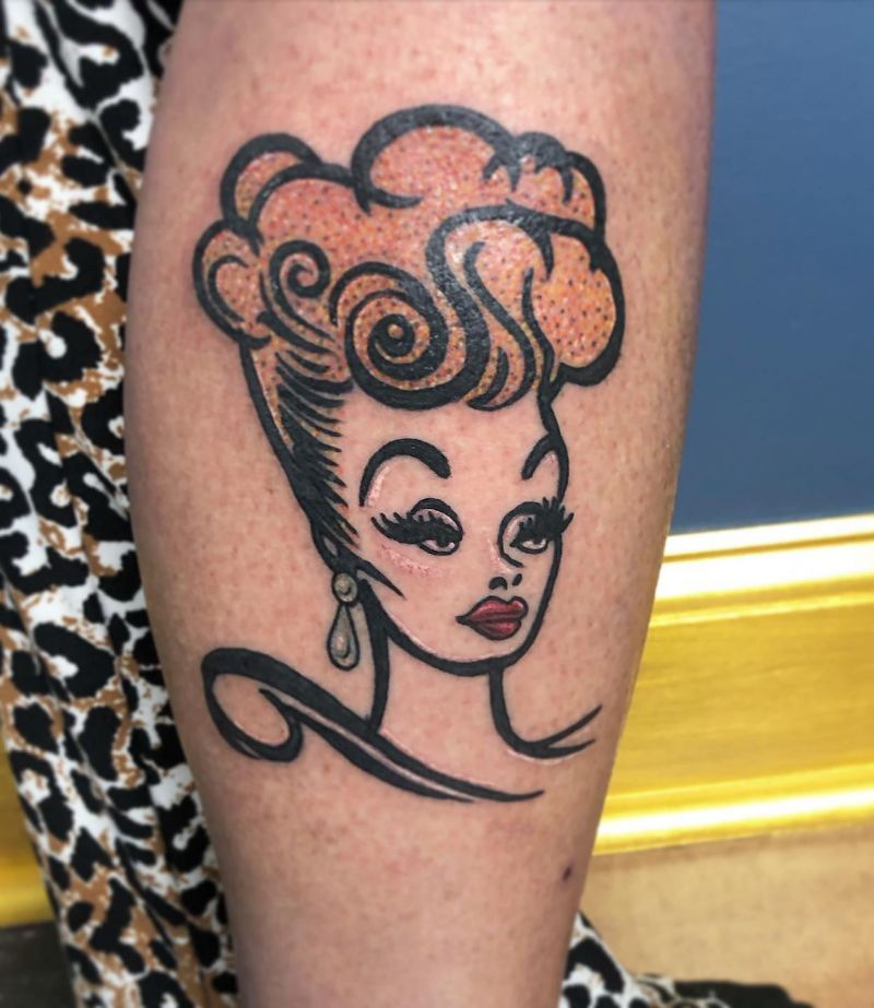 30 Elegant Lucille Ball Tattoos You Must Love