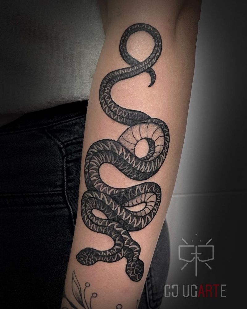 30 Two Headed Snake Tattoos for Your Inspiration