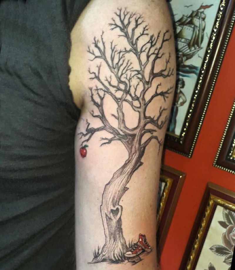 30 Pretty Apple Tree Tattoos Design And Ideas