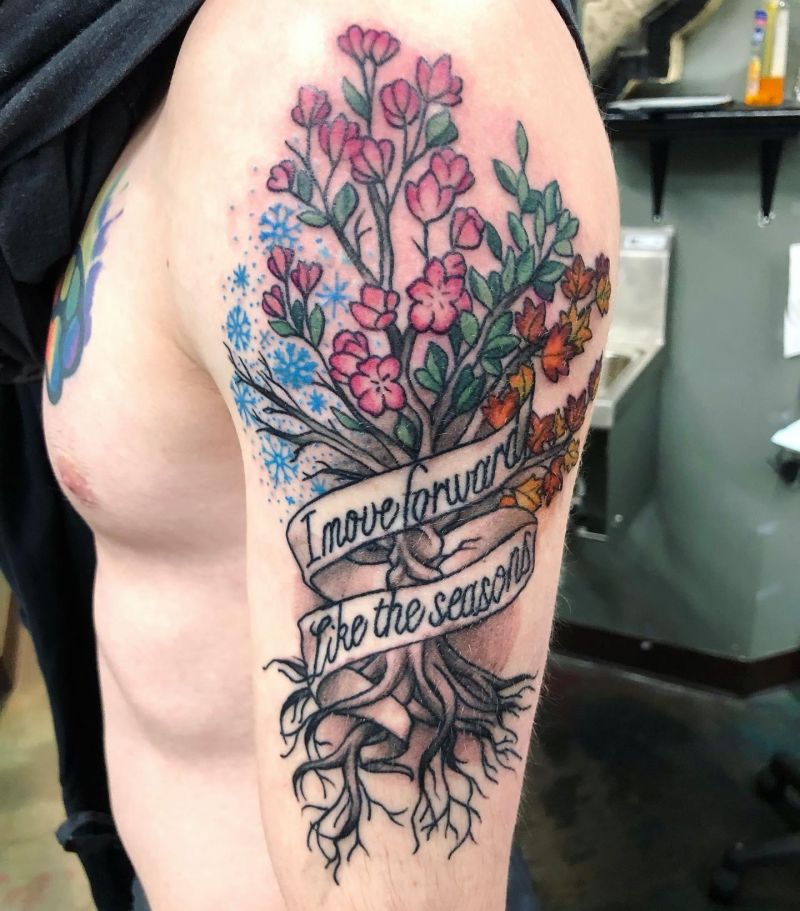 30 Pretty Four Seasons Tattoos You Must Love