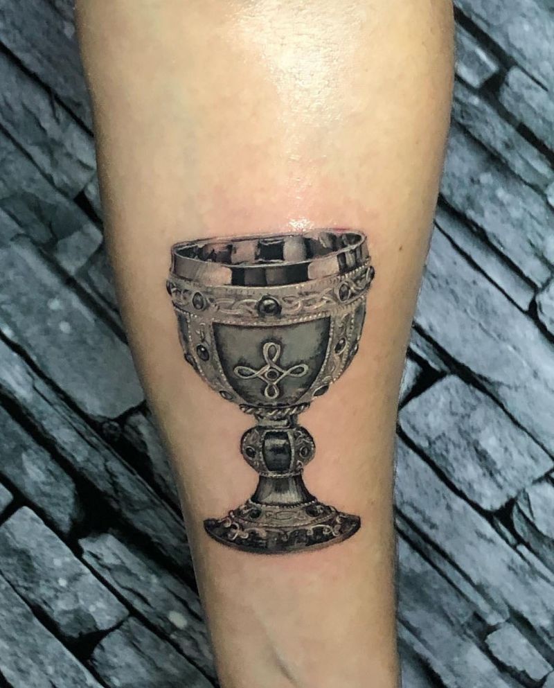 30 Unique Holy Grail Tattoos for Your Next Ink