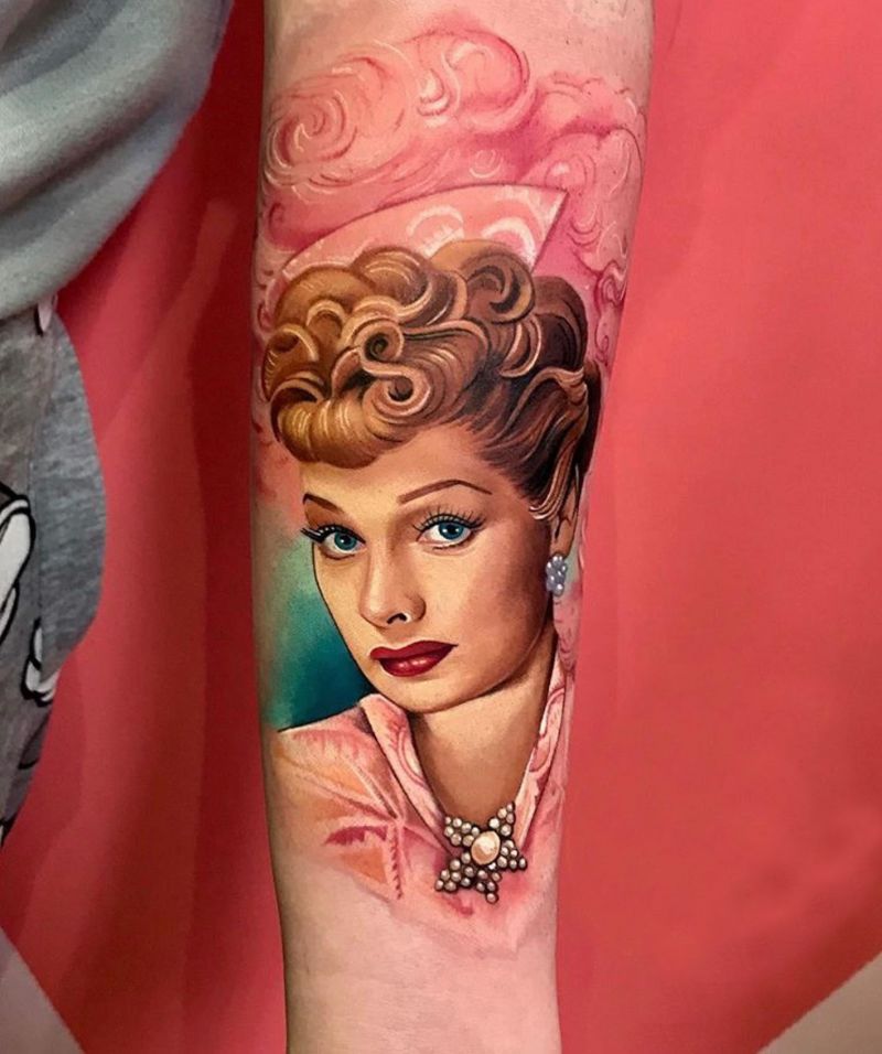 30 Elegant Lucille Ball Tattoos You Must Love