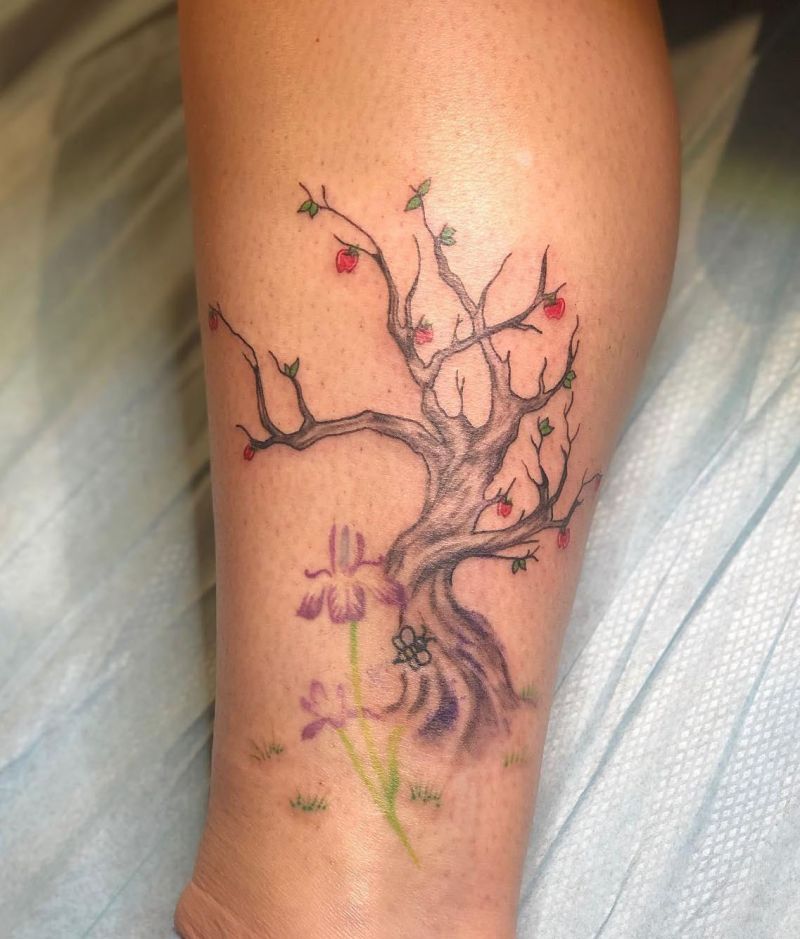 30 Pretty Apple Tree Tattoos Design And Ideas