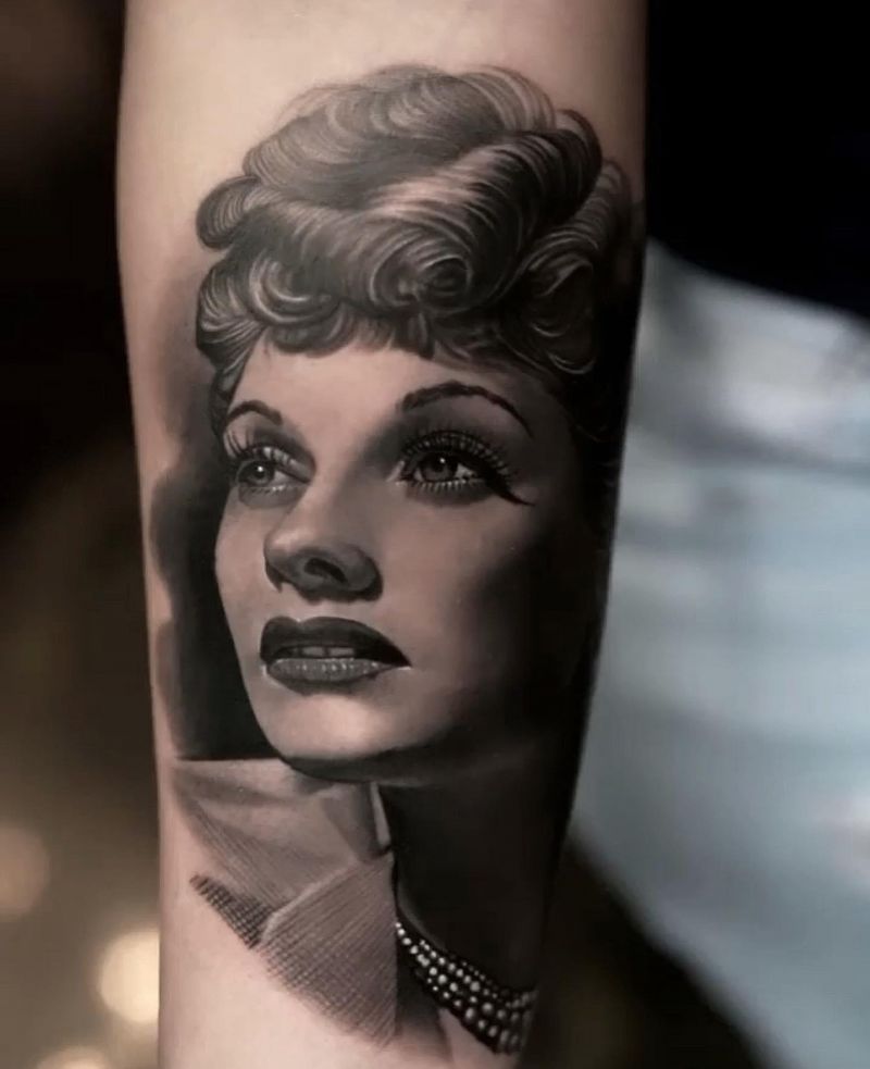 30 Elegant Lucille Ball Tattoos You Must Love