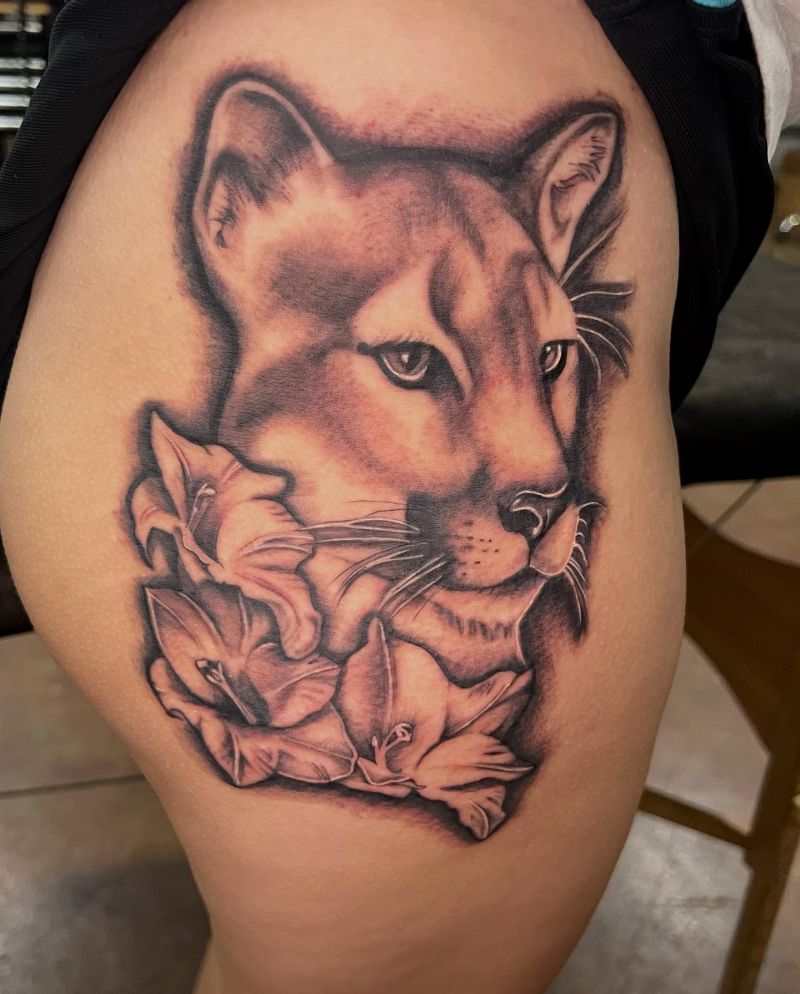 30 Cool Puma Tattoos You Must Love