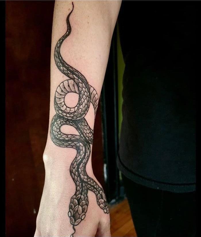 30 Two Headed Snake Tattoos for Your Inspiration