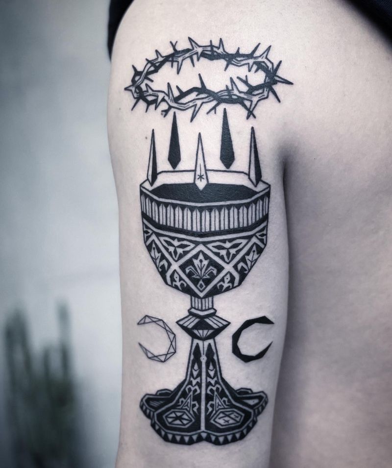 30 Unique Holy Grail Tattoos for Your Next Ink