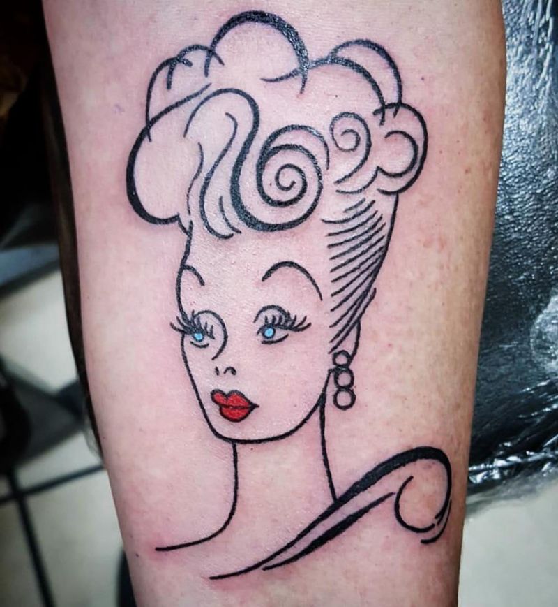 30 Elegant Lucille Ball Tattoos You Must Love