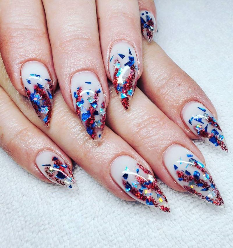 30 Pretty 4th of July Nail Art Designs You Must Love