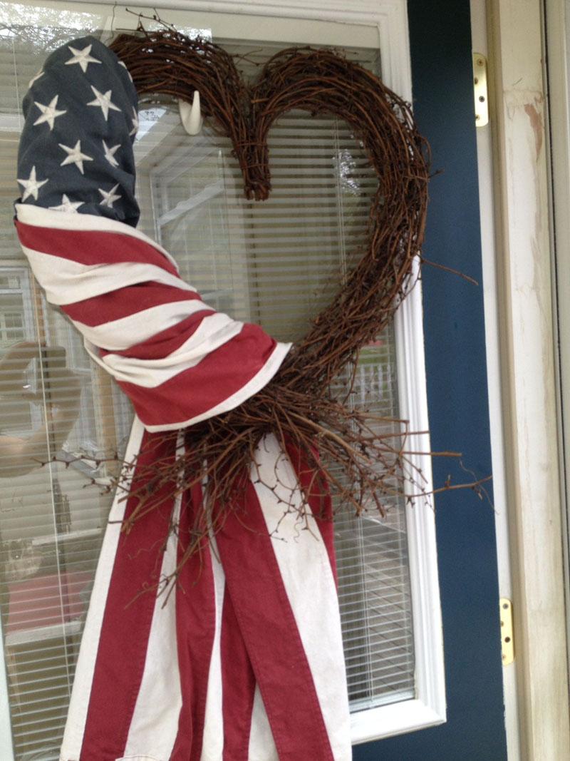 43 Cool DIY Patriotic Wreaths for 4th of July