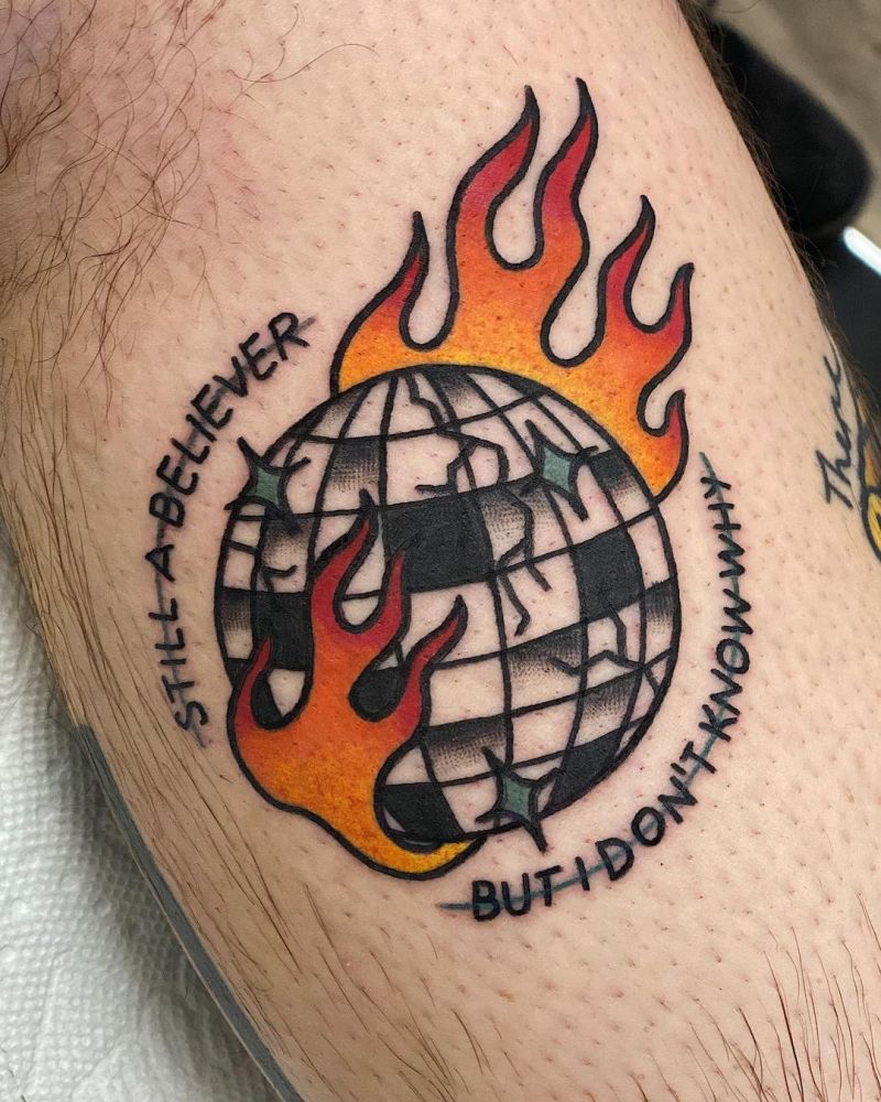 30 Pretty Disco Ball Tattoos Make You Attractive