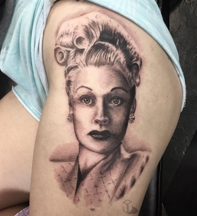 30 Elegant Lucille Ball Tattoos You Must Love