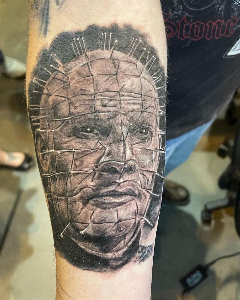 30 Scary Pinhead Tattoos You Must Love