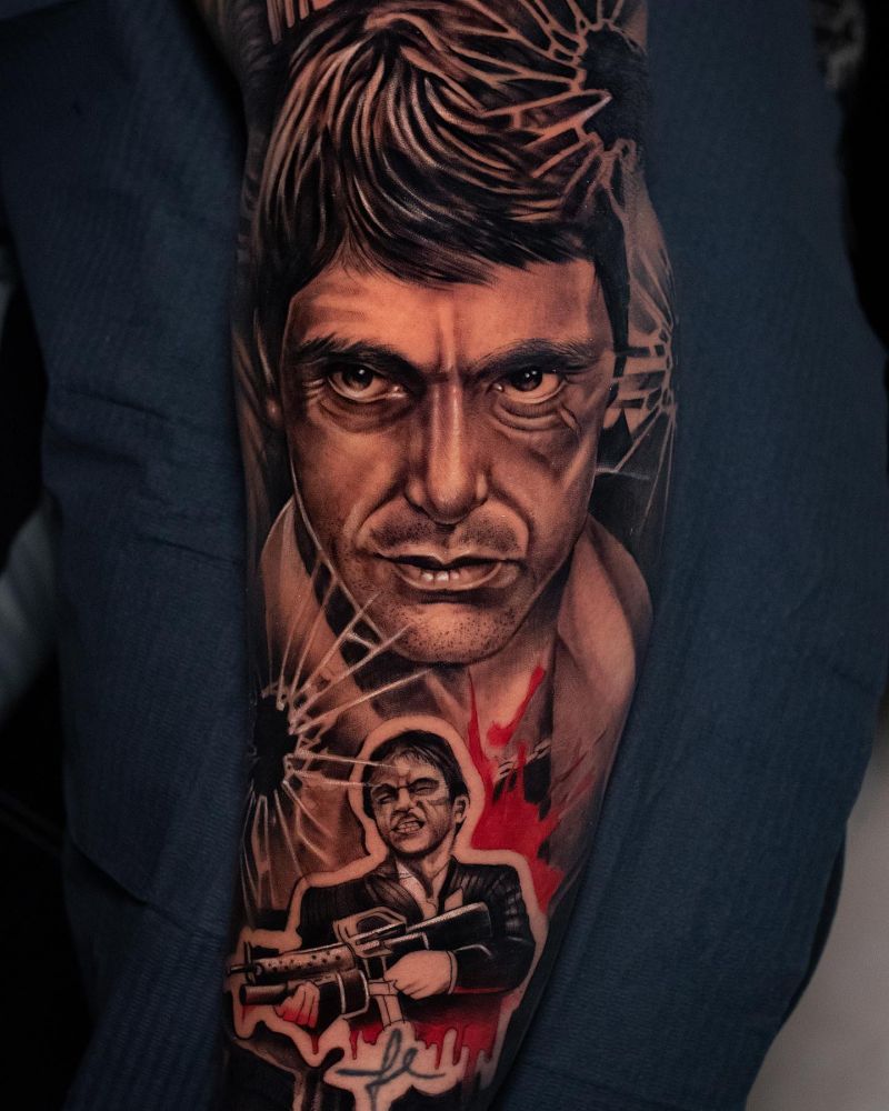 30 Great Scarface Tattoos for Your Next Ink