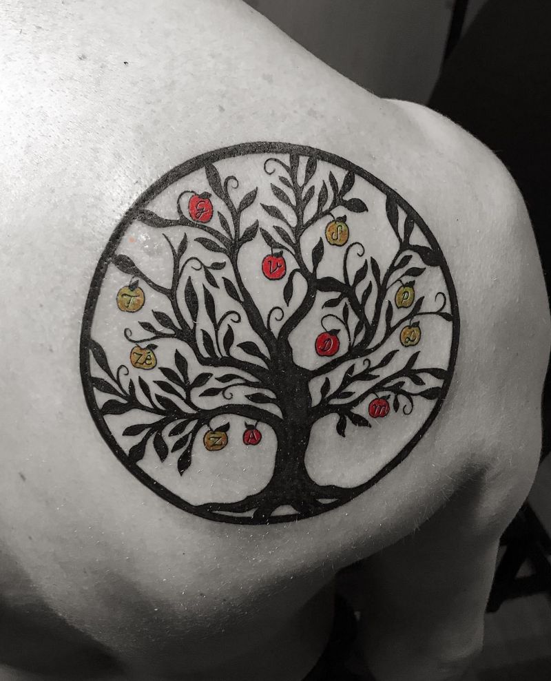 30 Pretty Apple Tree Tattoos Design And Ideas