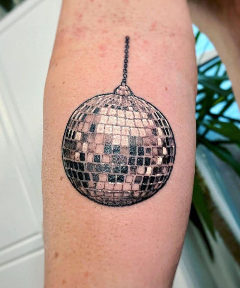 30 Pretty Disco Ball Tattoos Make You Attractive