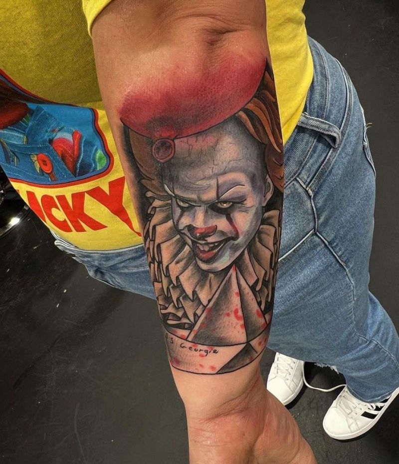 30 Great Pennywise Tattoos for Your Inspiration