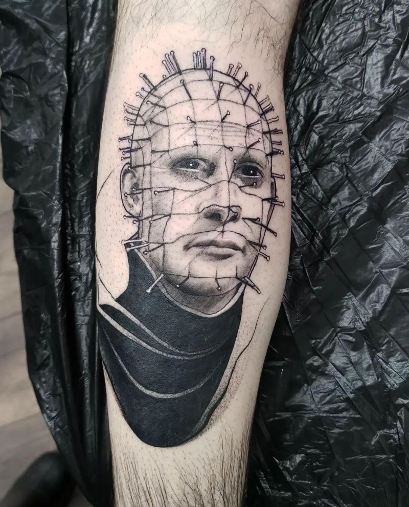 30 Scary Pinhead Tattoos You Must Love