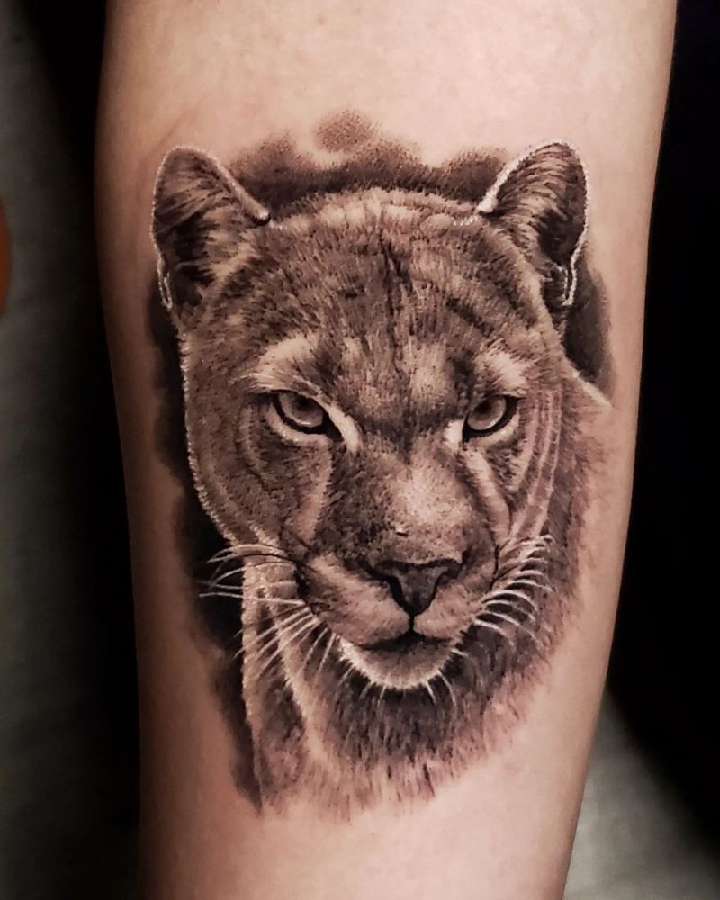 30 Cool Puma Tattoos You Must Love