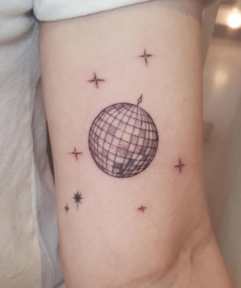 30 Pretty Disco Ball Tattoos Make You Attractive