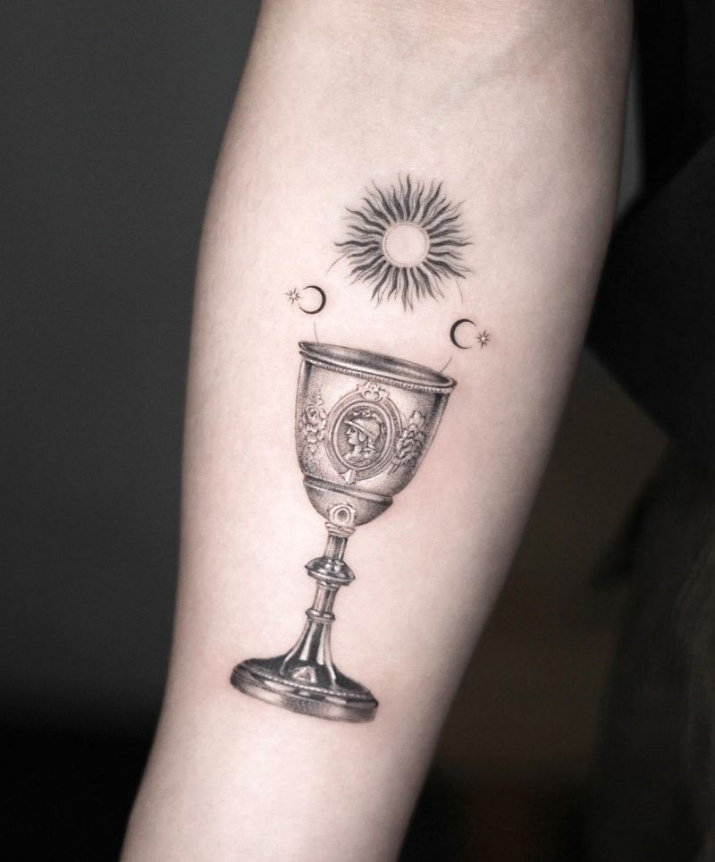 30 Unique Holy Grail Tattoos for Your Next Ink