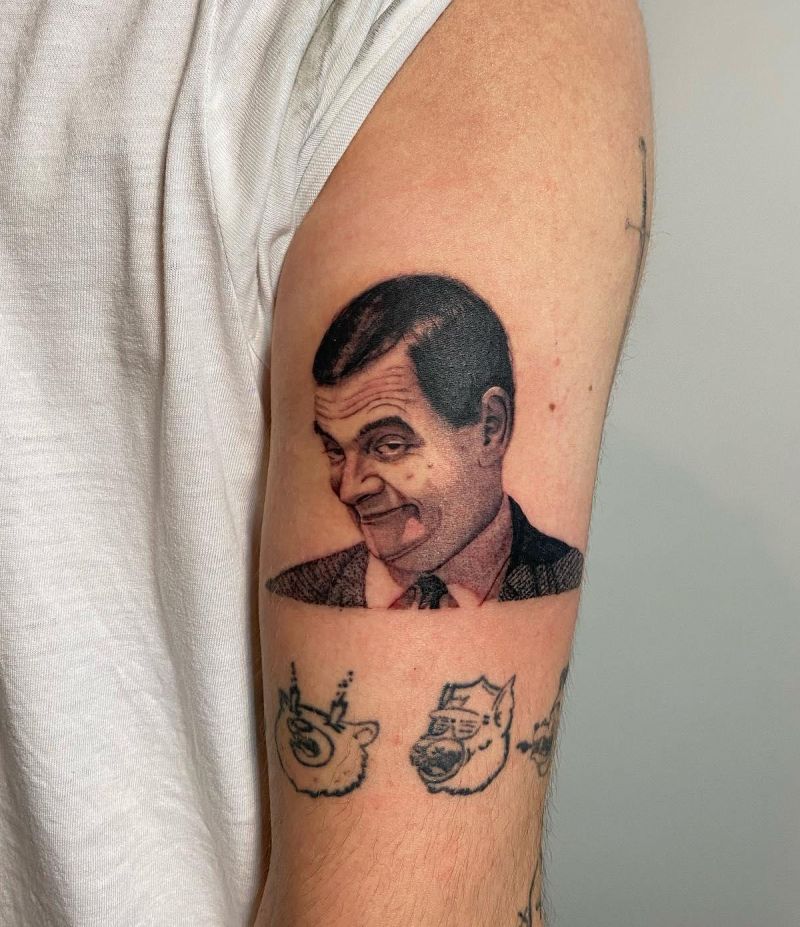 30 Funny Mr Bean Tattoos You Must Love