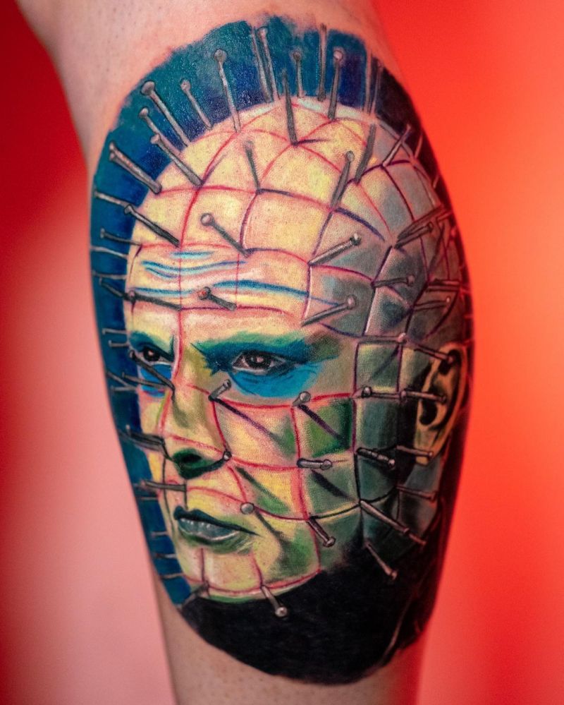 30 Scary Pinhead Tattoos You Must Love