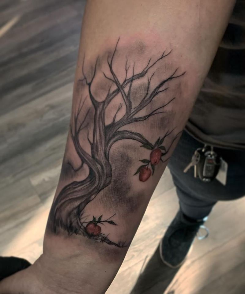 30 Pretty Apple Tree Tattoos Design And Ideas