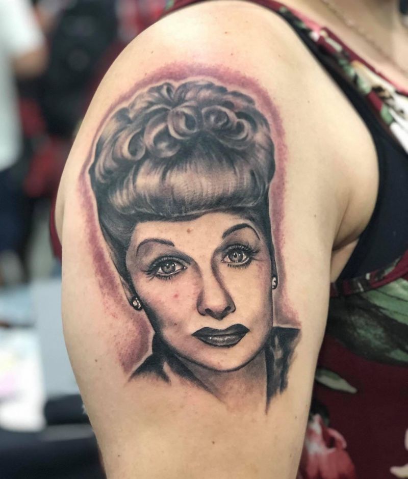 30 Elegant Lucille Ball Tattoos You Must Love