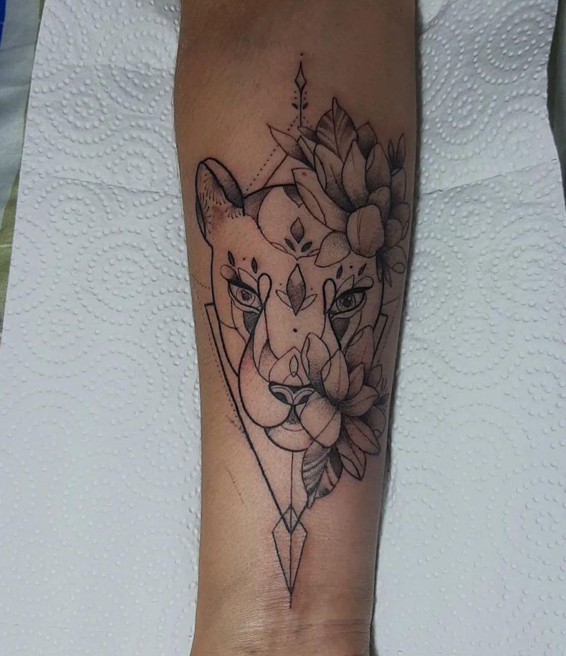 30 Cool Puma Tattoos You Must Love