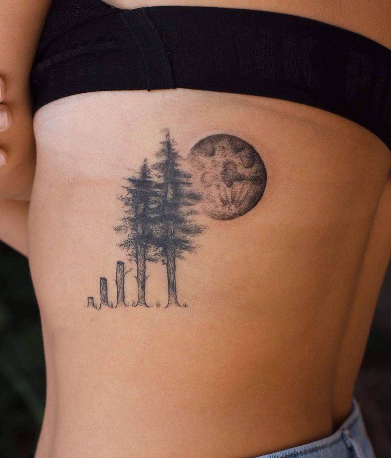 30 Great Sequoia Tree Tattoos to Inspire You