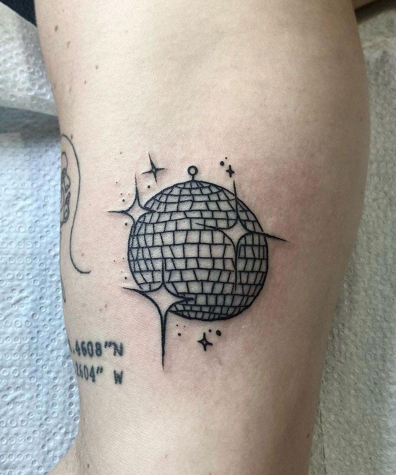 30 Pretty Disco Ball Tattoos Make You Attractive