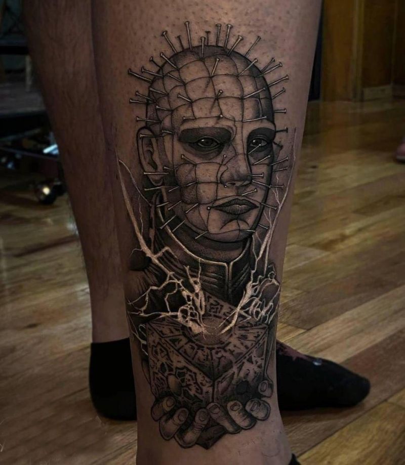 30 Scary Pinhead Tattoos You Must Love