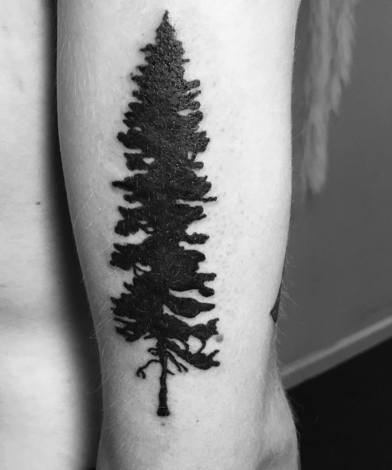 30 Great Sequoia Tree Tattoos to Inspire You