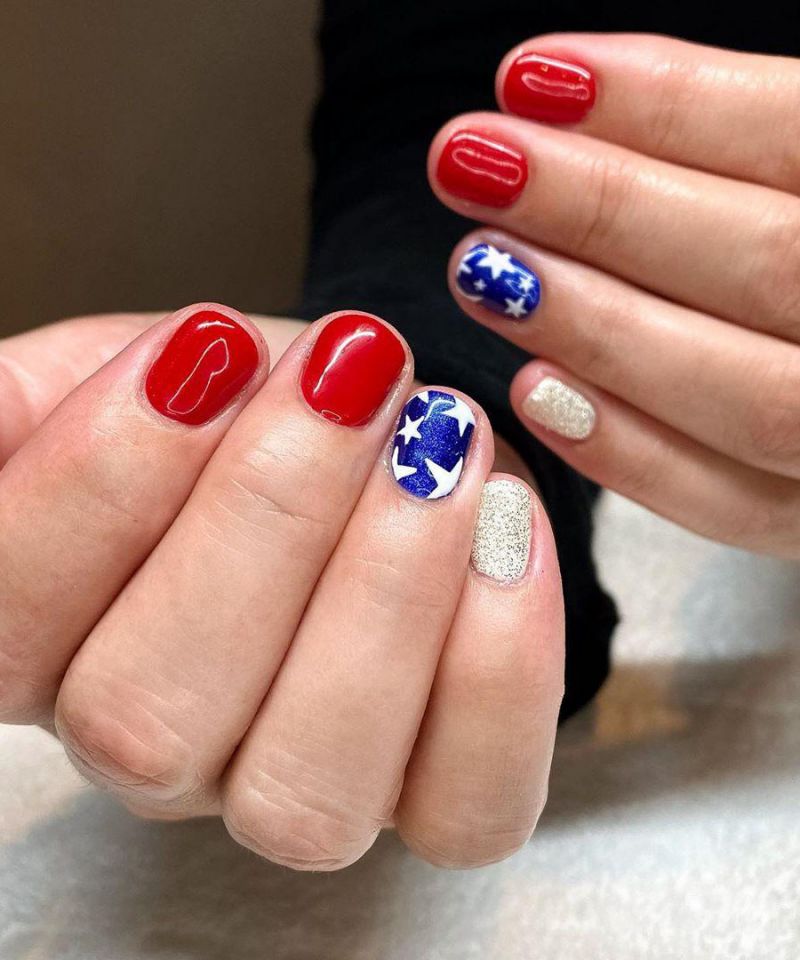 30 Pretty 4th of July Nail Art Designs You Must Love